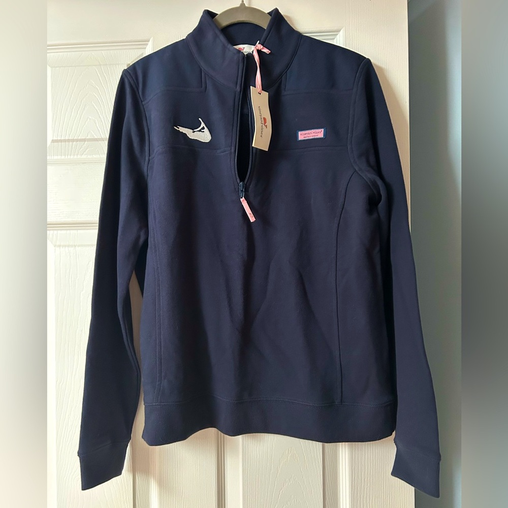 NWT Vineyard Vines Women’s Navy Quarter-zip Pullover